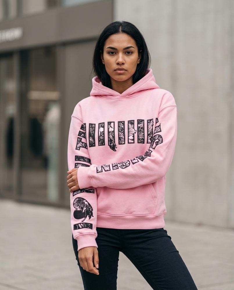 Statement Street - Lyvin | Bedruckt Langärmlig Hoodie Unisex
