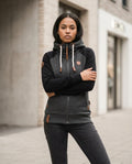 Statement Street - Rovar | Hochschließender Zweifarbiger Hoodie Damen