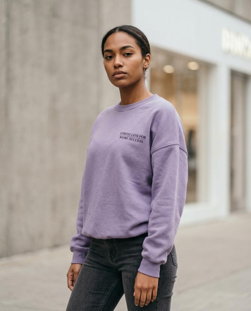 Statement Street - Nimer | Locker Geschnittenes Langärmliges Sweatshirt Unisex