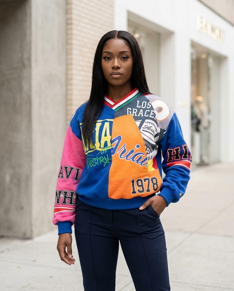 Statement Street - Arnor | Mehrfarbig Bedruckt Sweatshirt Damen