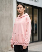 Statement Street - Veral | Langärmeliger Unifarbener Hoodie Unisex