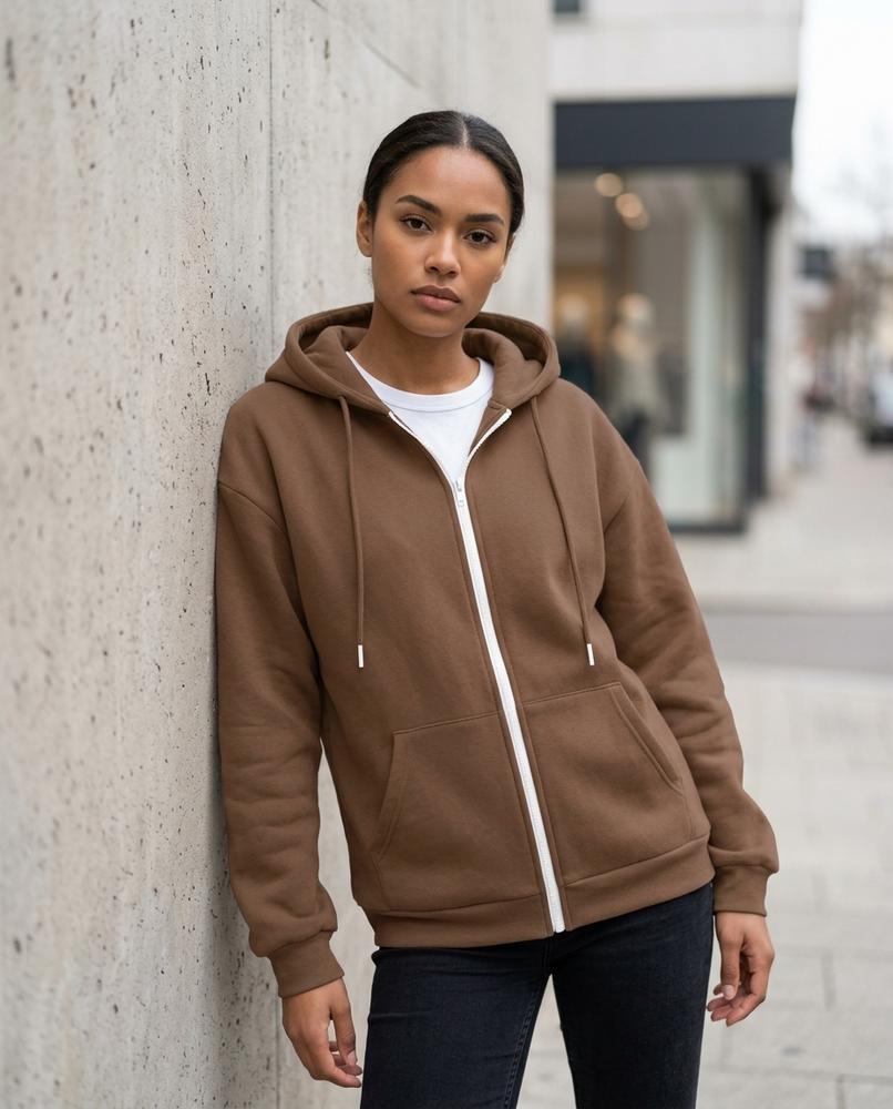 Statement Street - Caran | Gefütterter Reißverschluss Hoodie Unisex