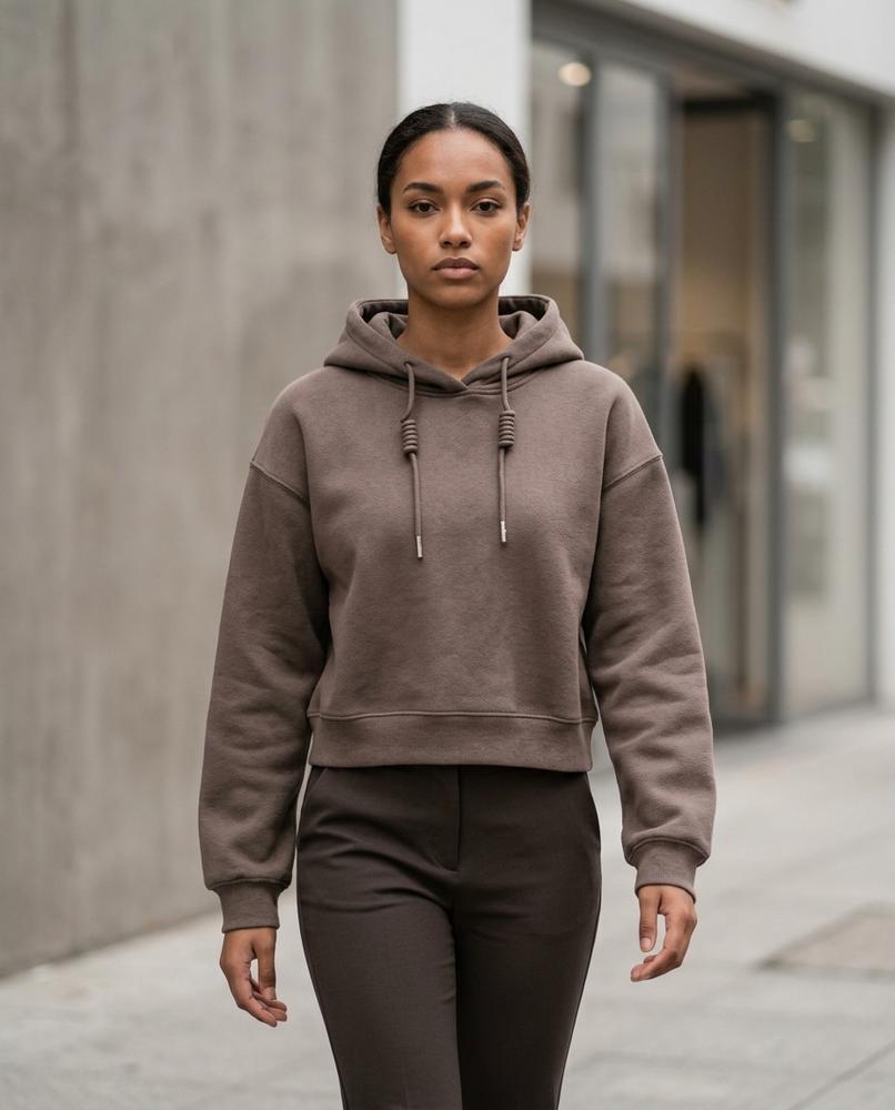 Statement Street - Coser | Verkürzter Weitärmliger Hoodie Damen