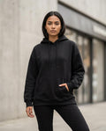 Statement Street - Saver | Überschnittener Seitlich Geschlitzter Hoodie Damen