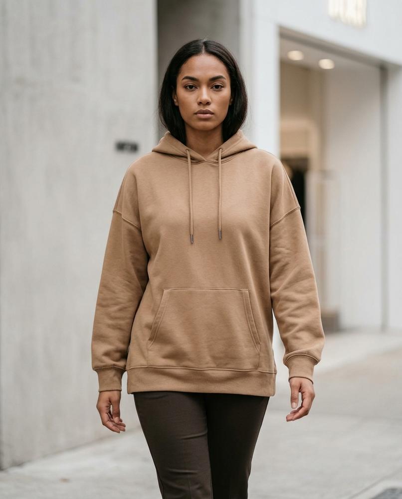 Statement Street - Saver | Überschnittener Seitlich Geschlitzter Hoodie Damen