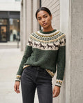 Statement Street - Larel | Gemustert Gestrickt Pullover Damen