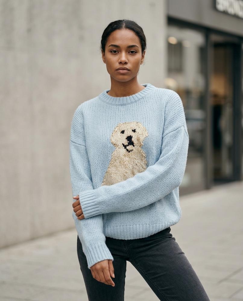 Statement Street - Alven | Grobgestrickter Lockerer Pullover Damen