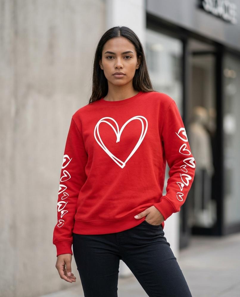 Statement Street - Tasil | Langärmlig Bedruckt Sweatshirt Damen