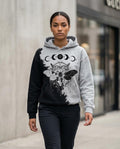 Statement Street - Kadan | Bedruckt Zweifarbig Hoodie Unisex