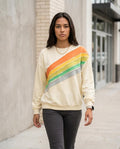 Statement Street - Tidan | Gestreiftes Baumwoll Sweatshirt Damen