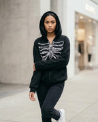 Statement Street - Elvel | Bedruckter Langärmliger Hoodie Damen