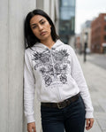 Statement Street - Zeral | Bedruckter Langärmliger Hoodie Damen