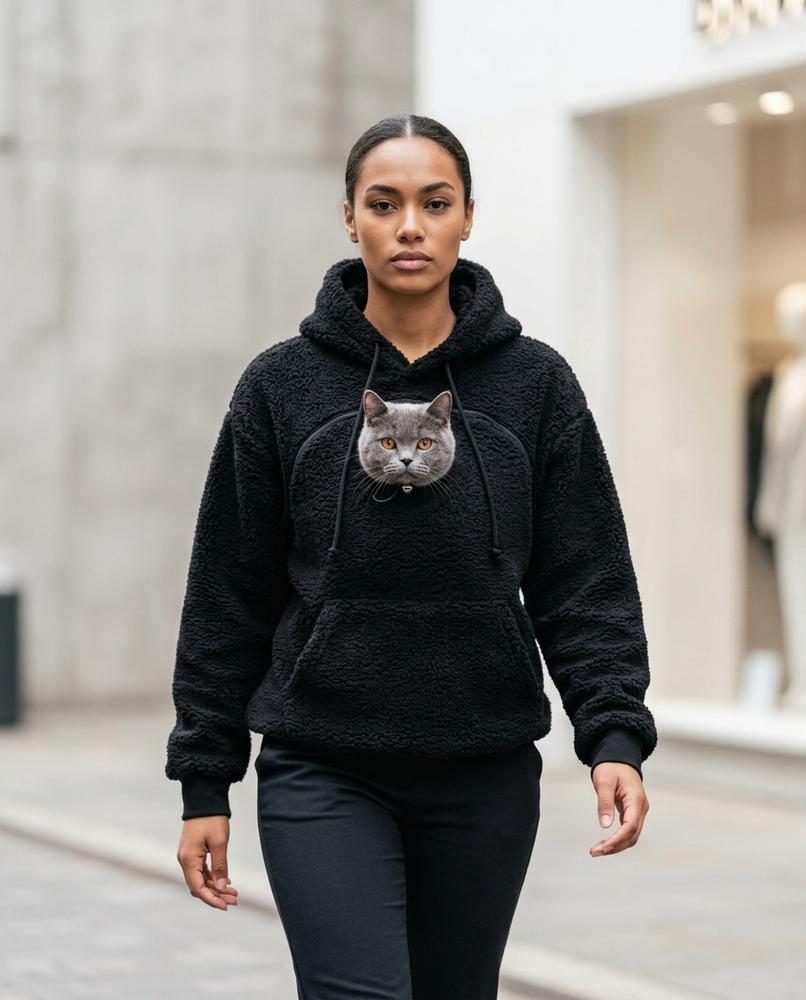Statement Street - Rosan | Strukturierter Hochgeschlossener Hoodie Unisex