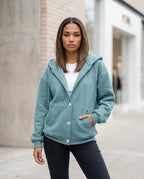 Statement Street - Altor | Geknöpft Langärmelig Hoodie Damen