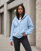 Statement Street - Altor | Geknöpft Langärmelig Hoodie Damen