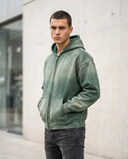 Statement Street - Zasen | Weit geschnitten Gewaschen Hoodie Unisex