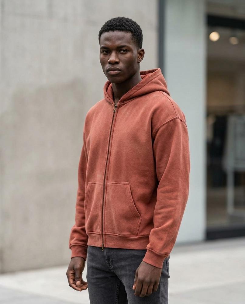 Statement Street - Zasen | Weit geschnitten Gewaschen Hoodie Unisex