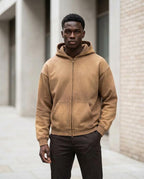 Statement Street - Zasen | Weit geschnitten Gewaschen Hoodie Unisex