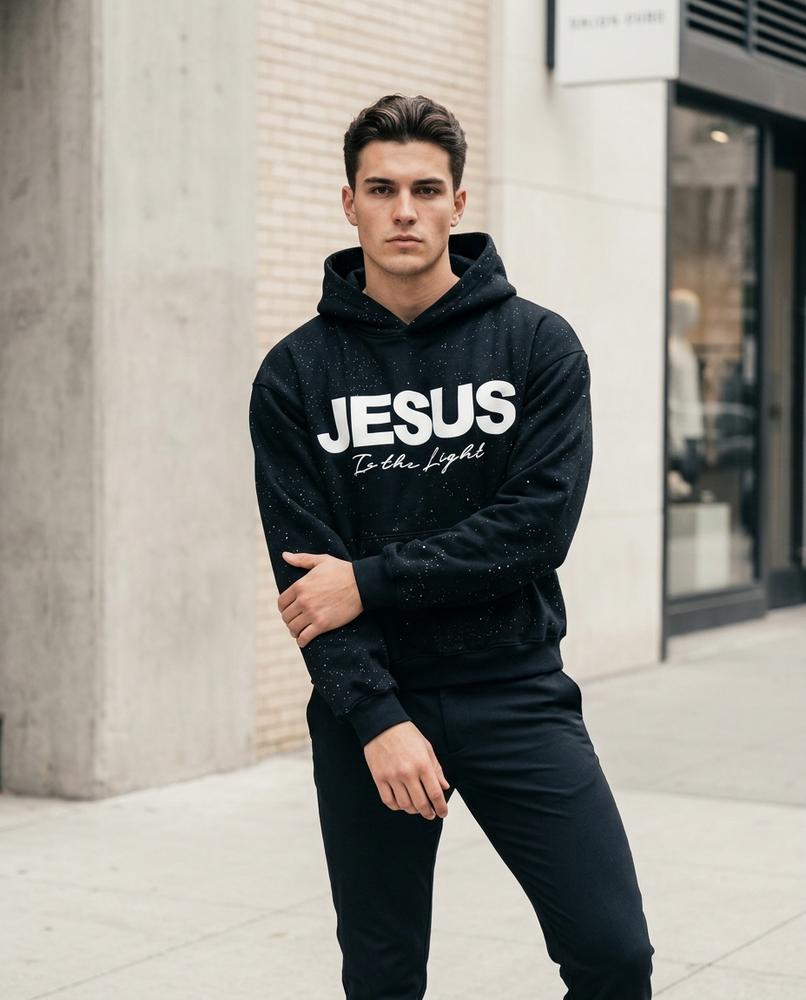 Statement Street - Zesil | Langärmelig Strassbesetzt Hoodie Unisex