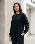 Statement Street - Masil | Unifarben Langärmlig Sweatshirt Damen