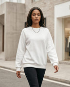 Statement Street - Masil | Unifarben Langärmlig Sweatshirt Damen