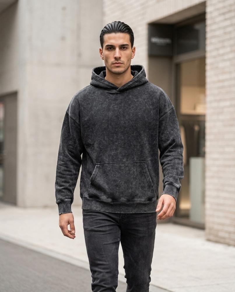 Statement Street - Varel | Gewaschener Oversized Hoodie Unisex