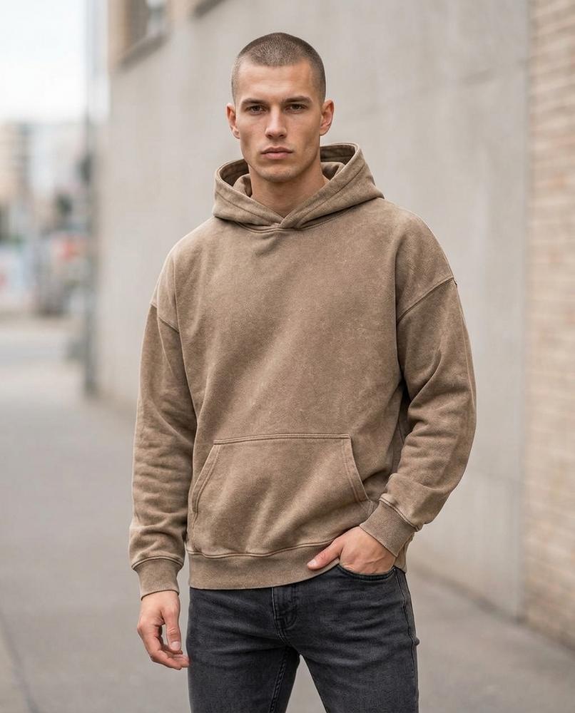 Statement Street - Varel | Gewaschener Oversized Hoodie Unisex