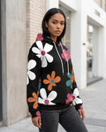 Statement Street - Dalor | Geblümt Strukturiert Hoodie Damen