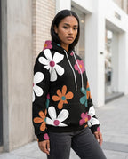 Statement Street - Dalor | Geblümt Strukturiert Hoodie Damen