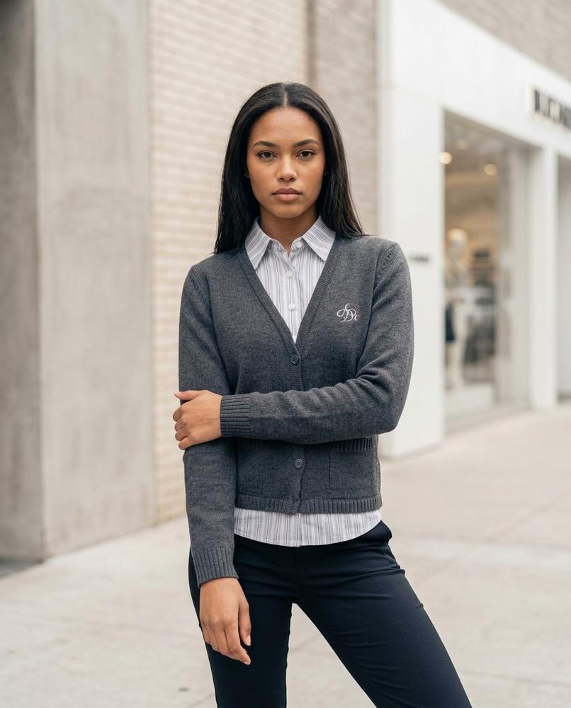 Statement Street - Risol | Gestrickt Geknöpft Cardigan Damen