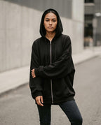 Statement Street - Cozan | Weit Geschnitten Strukturiert Hoodie Damen
