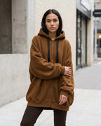 Statement Street - Cozan | Weit Geschnitten Strukturiert Hoodie Damen