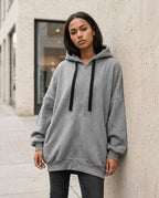 Statement Street - Cozan | Weit Geschnitten Strukturiert Hoodie Damen