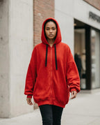 Statement Street - Cozan | Weit Geschnitten Strukturiert Hoodie Damen