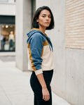 Statement Street - Keron | Colorblock Baumwoll Hoodie Damen
