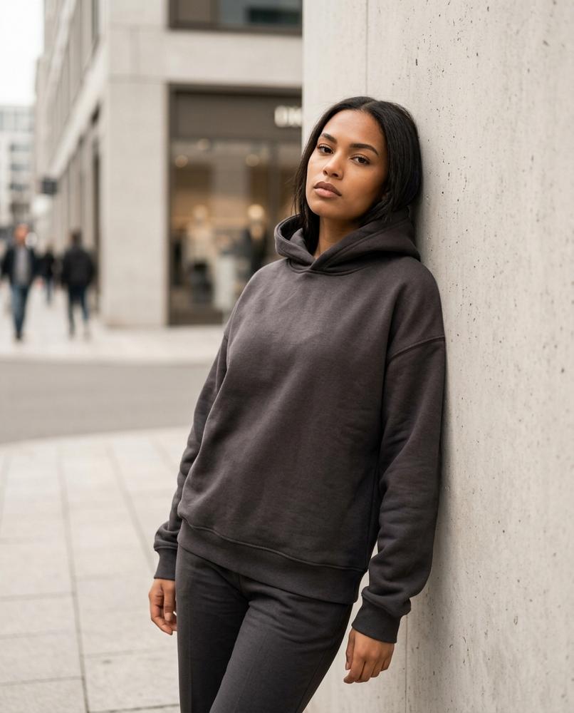 Statement Street - Lavin | Oversized Strassbesetzter Kapuzen-Hoodie Damen