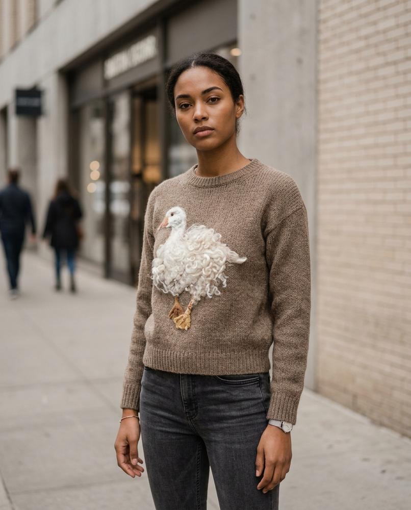 Statement Street - Dalan | Strukturierter Gestrickter Pullover Damen