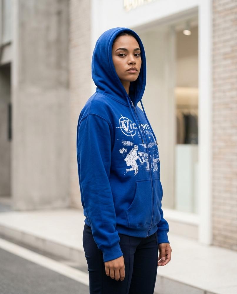 Statement Street - Comer | Reißverschluss Bedruckt Hoodie Unisex
