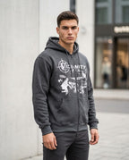 Statement Street - Comer | Reißverschluss Bedruckt Hoodie Unisex