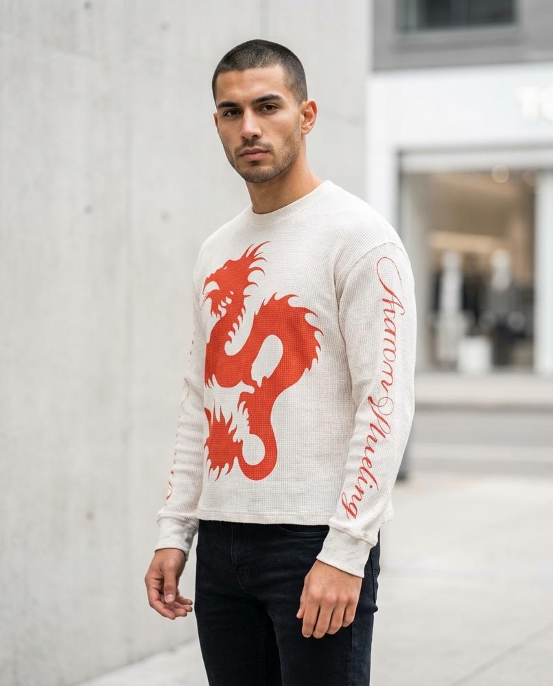 Statement Street - Razan | Langärmlig Strukturiert Shirt Unisex