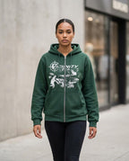 Statement Street - Comer | Reißverschluss Bedruckt Hoodie Unisex