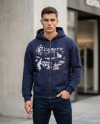 Statement Street - Comer | Reißverschluss Bedruckt Hoodie Unisex