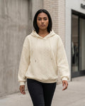 Statement Street - Nivan | Strukturiert Gestrickt Hoodie Damen
