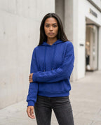 Statement Street - Nivan | Strukturiert Gestrickt Hoodie Damen