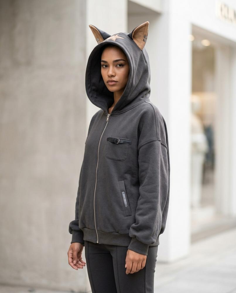 Statement Street - Misol | Weit Geschnittener Langärmliger Hoodie Unisex