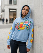 Statement Street - Neral | Bedruckter Verkürzter Hoodie Unisex