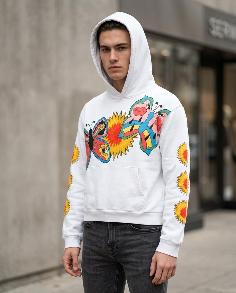 Statement Street - Neral | Bedruckter Verkürzter Hoodie Unisex