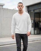 Statement Street - Lysil | Strukturierter Langärmliger Pullover Herren