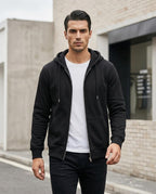 Statement Street - Ritor | Gefütterter Verschließbarer Hoodie Herren