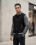 Statement Street - Zaser | Geknöpft Strukturiert Jacke Herren